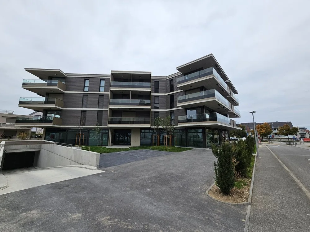 Isolation périphérique ITE système PIR-TOP immeubles neufs Gland - DOK Façades